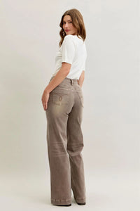 Clay Park Retro Wide Leg Judy Blue Jeans