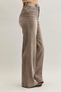 Clay Park Retro Wide Leg Judy Blue Jeans