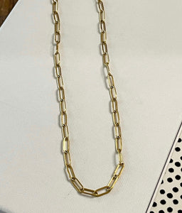 Chain Paperclip Necklace