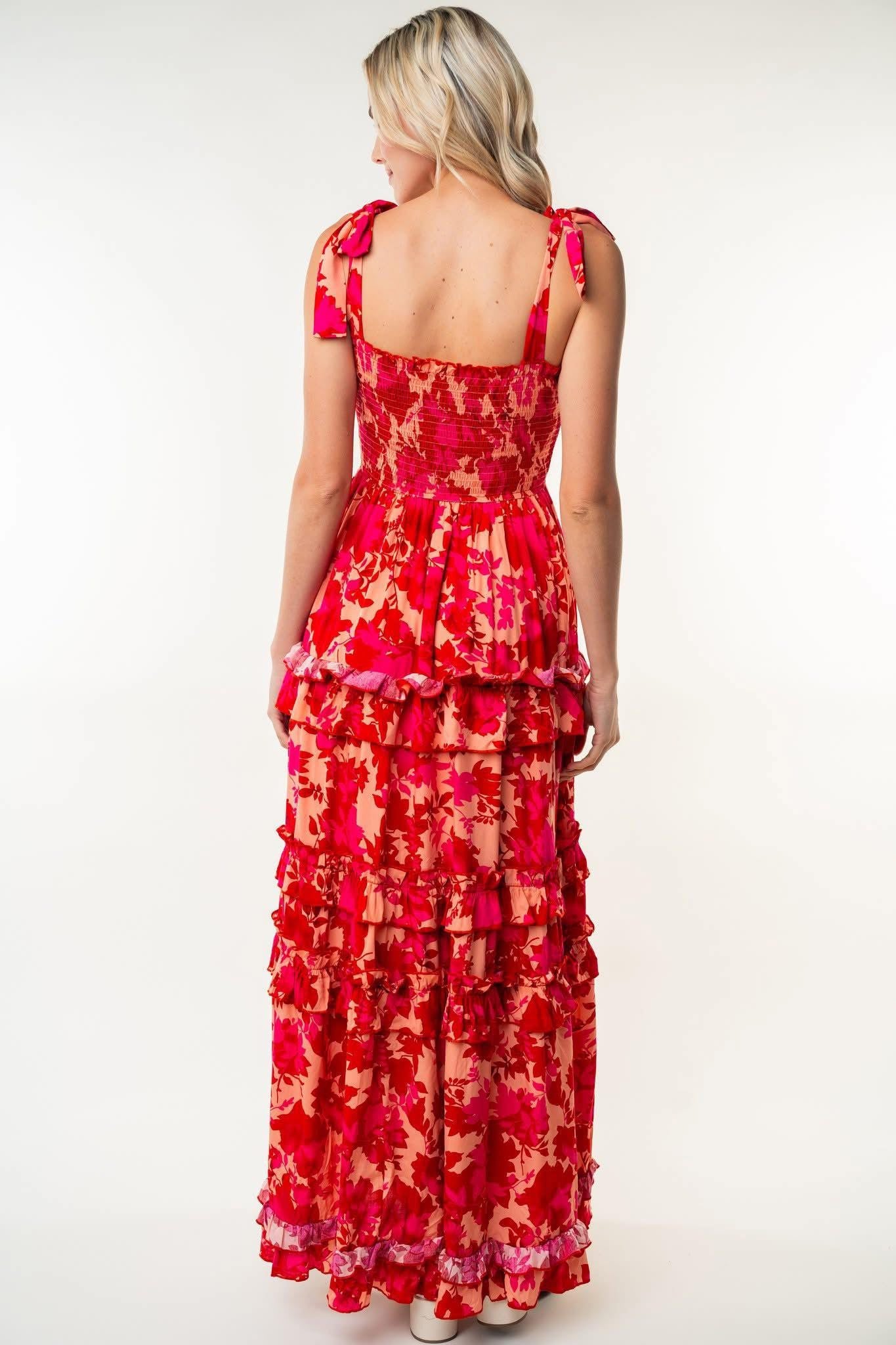 Secret Garden Tiered Maxi Dress