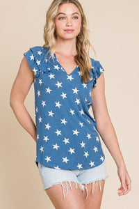 You’re a Star Ruffle Sleeve Top