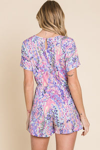 Lux Lavender Floral Romper