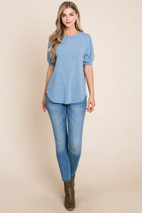 A Touch Of Sparkle Denim Top