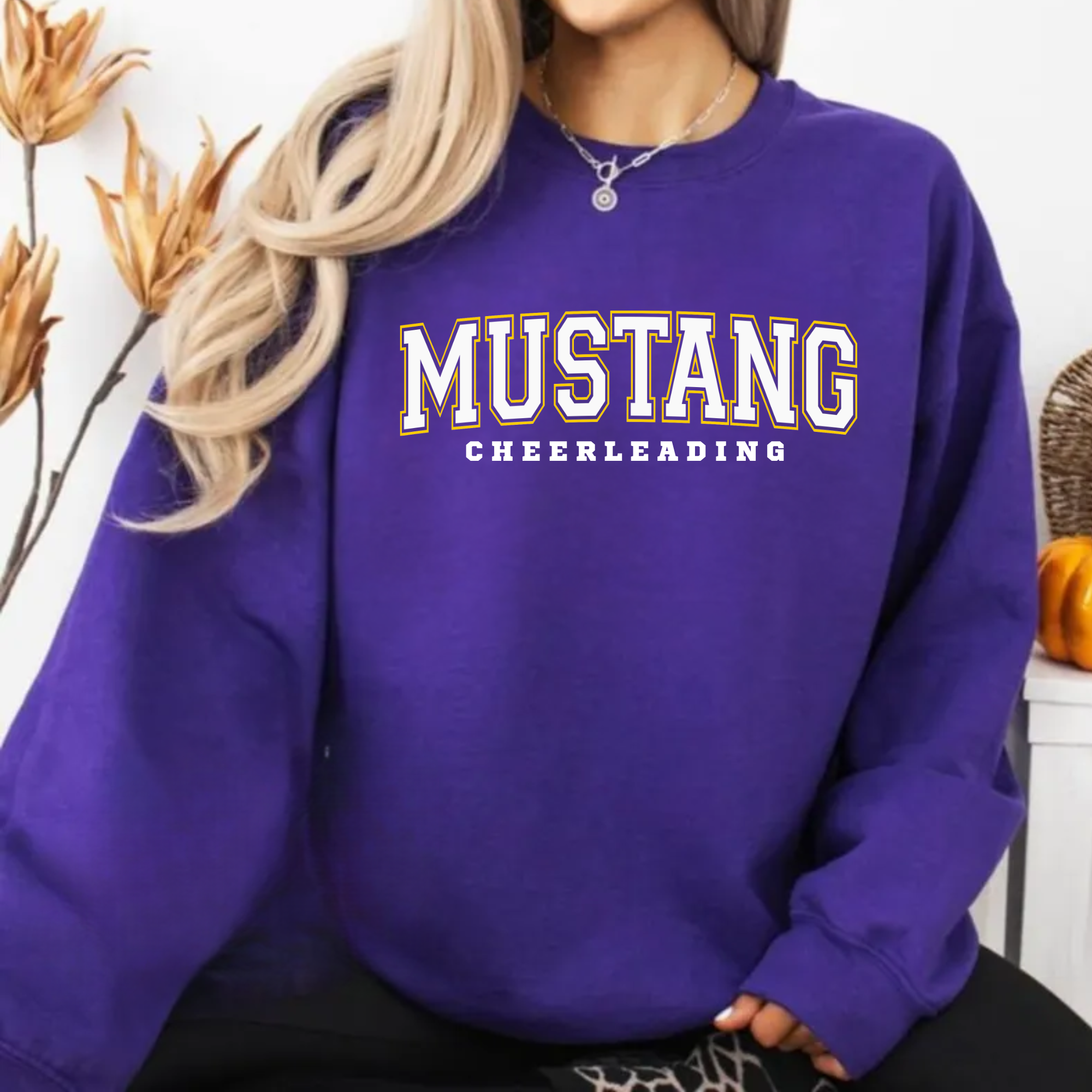 Mustang Cheerleading Sweatshirt