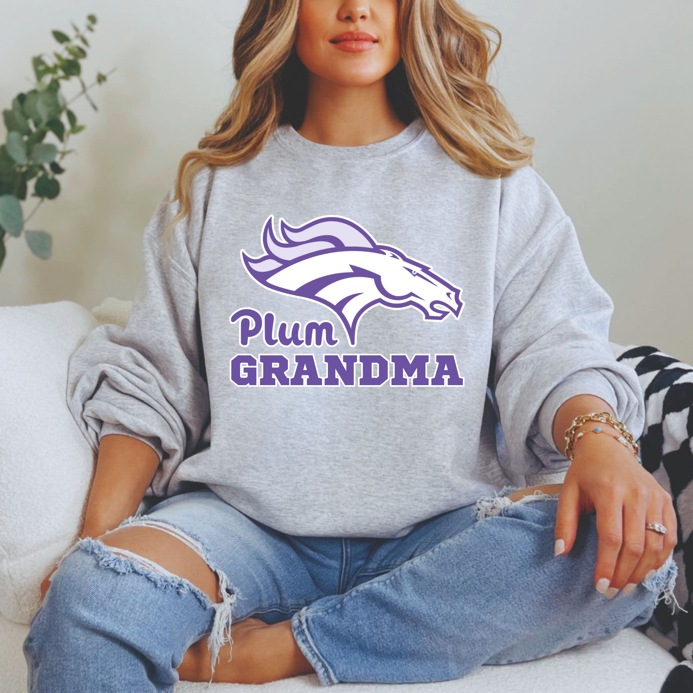 Plum Grandma Sweatshirt