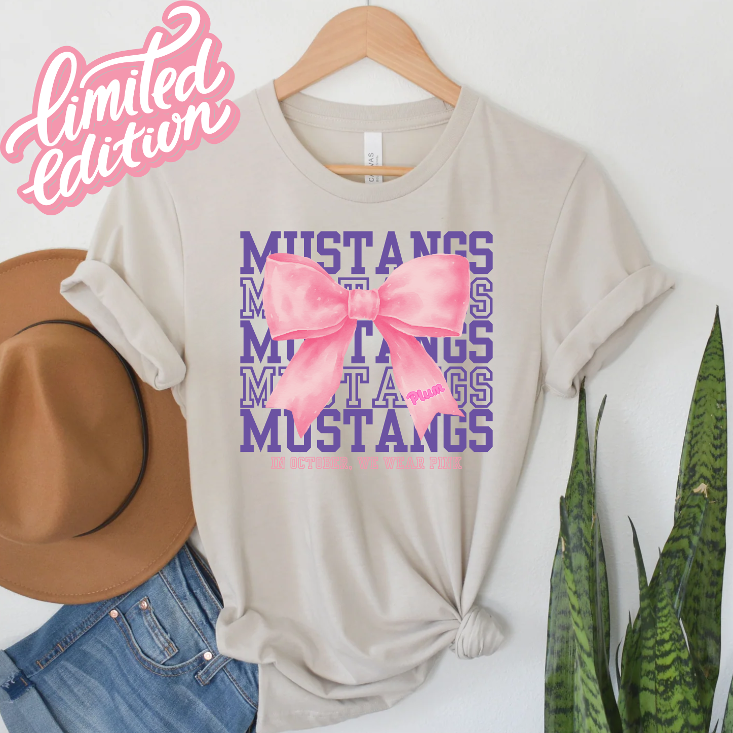 Mustangs Bow Tee