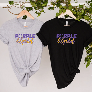 Purple & Gold Tee