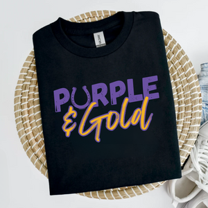 Purple & Gold Tee