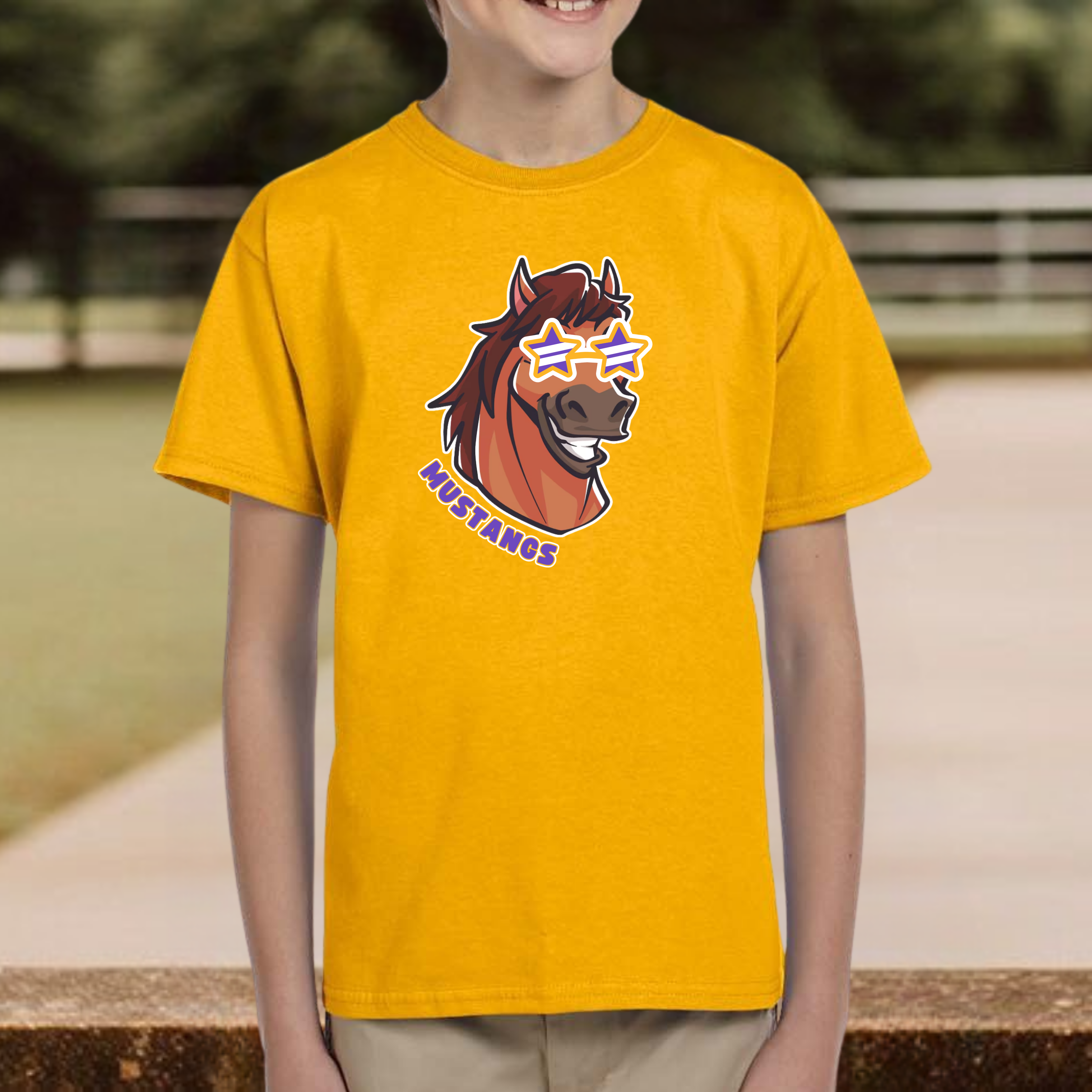 Youth Cool Mustang Tee