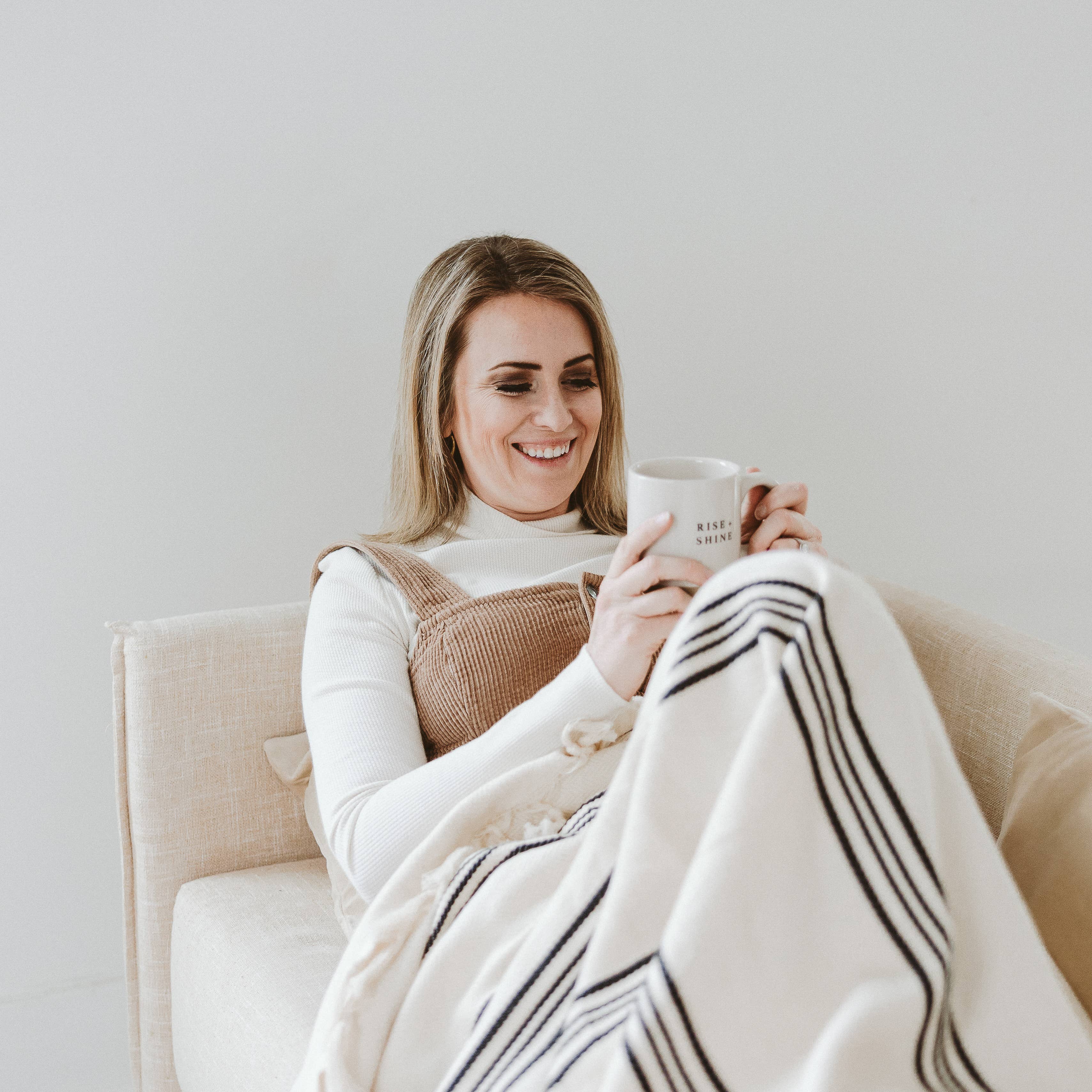 Rise and Shine Stoneware Coffee Mug