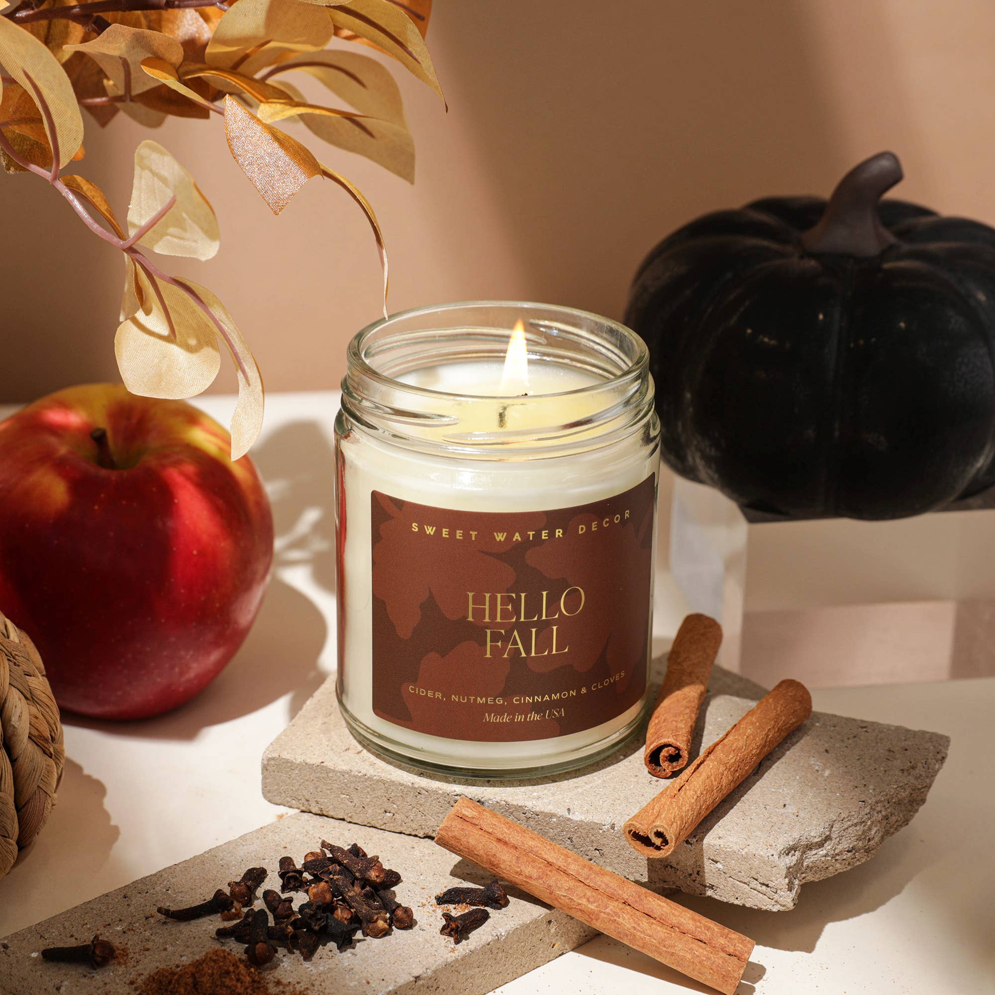 Hello Fall 9 oz Soy Candle