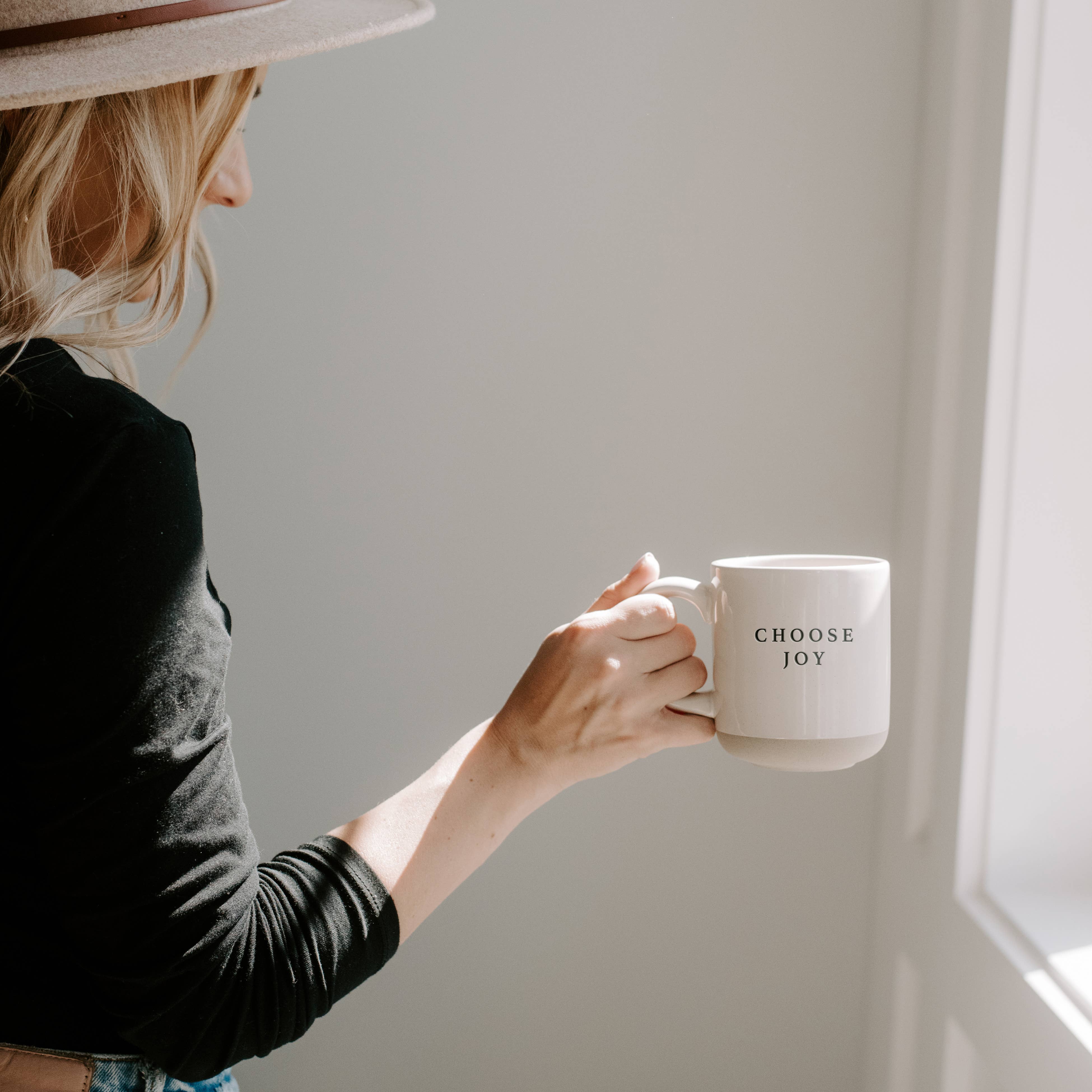 Choose Joy Stoneware Coffee Mug