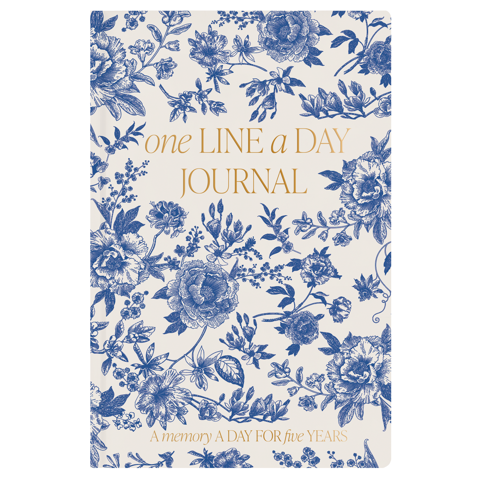 Blue Delft One Line A Day Fabric Journal