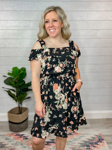 Off The Shoulder Floral Dress