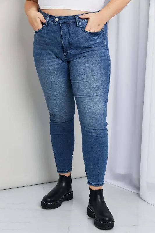 Cool as a Cucumber Tummy Control Judy Blue Jeans