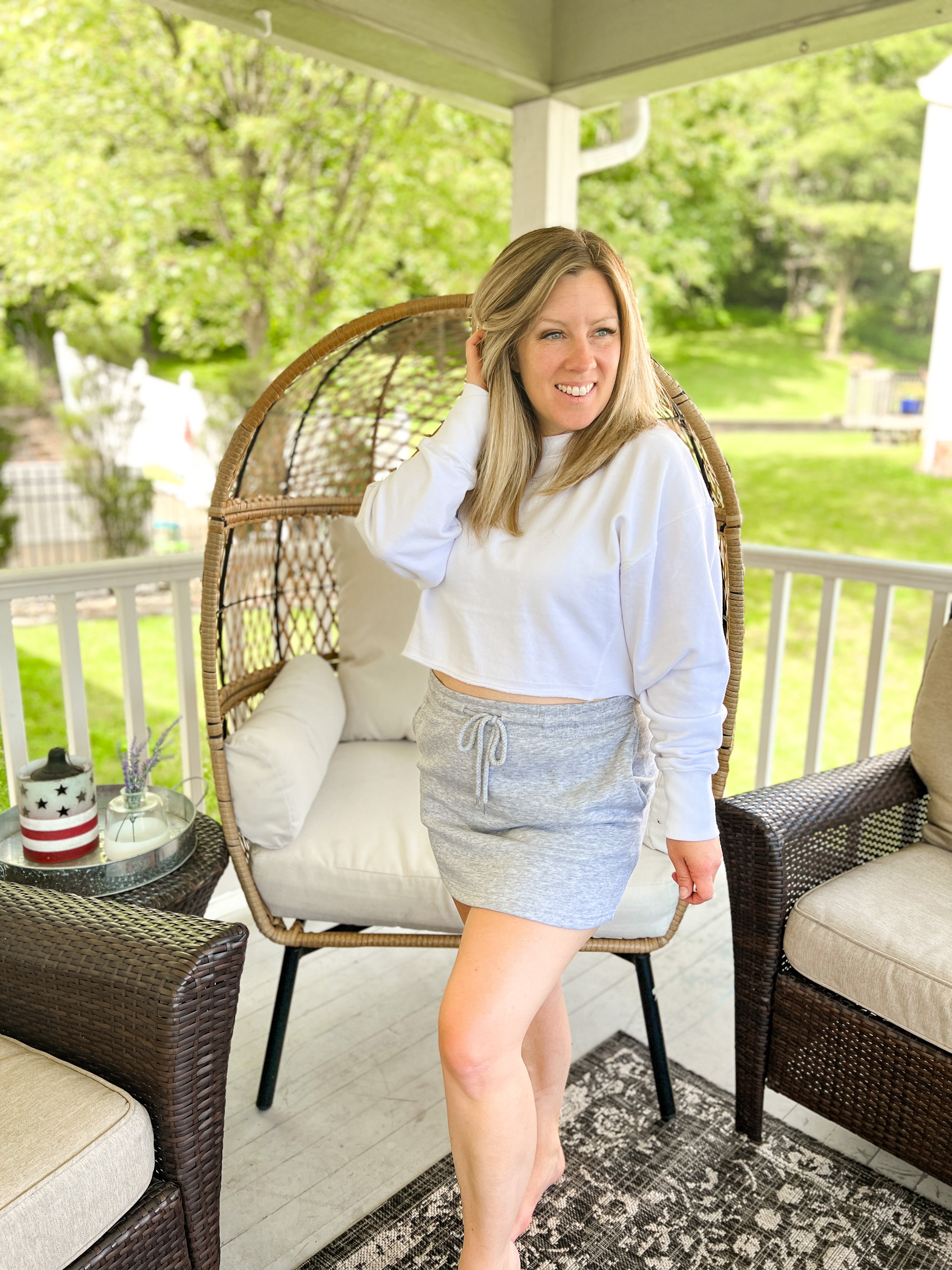 Elle Fleece Skirt with Pockets