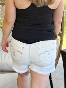 Stevie Ecru Judy Blue Shorts