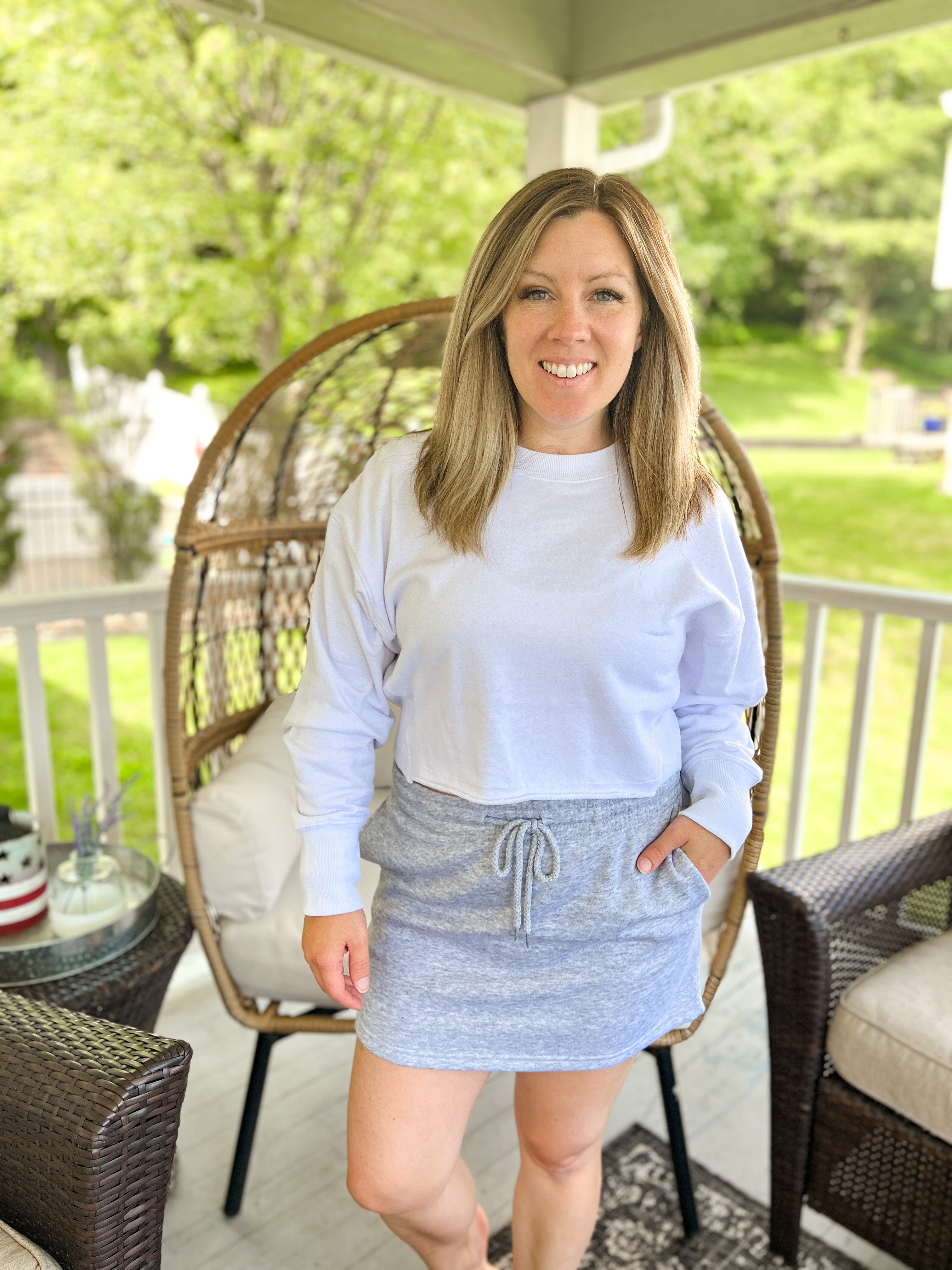 Elle Fleece Skirt with Pockets