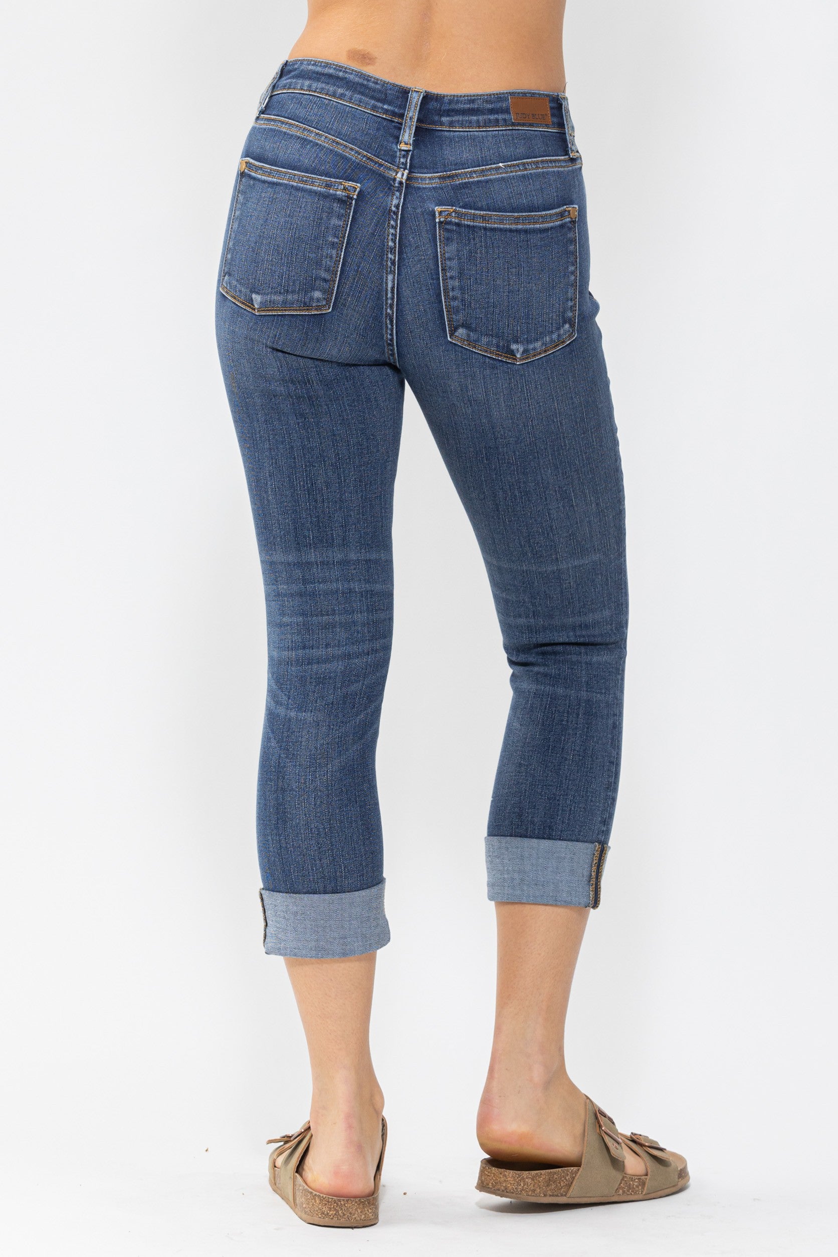 Camille Cuffed Judy Blue Capris