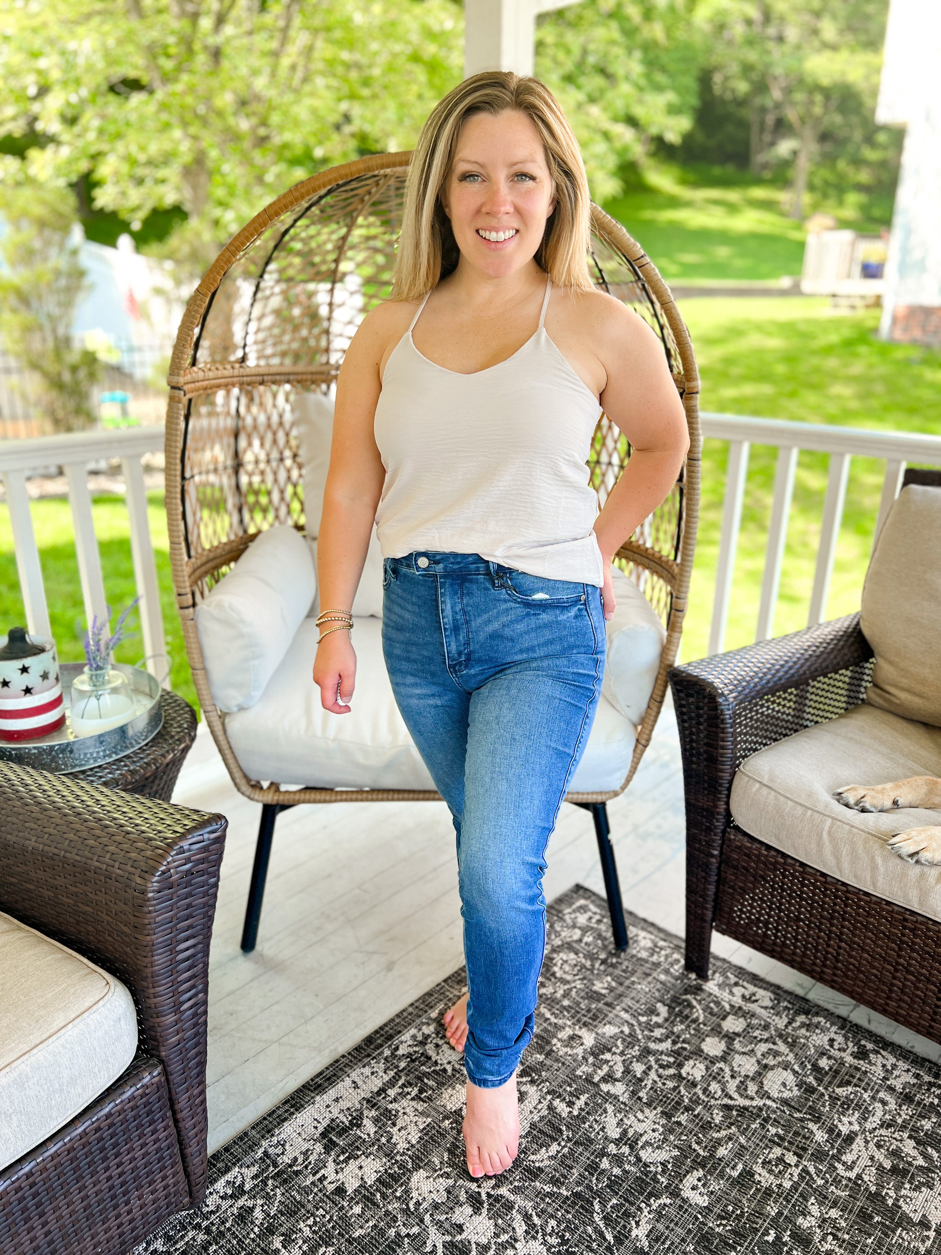 Cool as a Cucumber Tummy Control Judy Blue Jeans