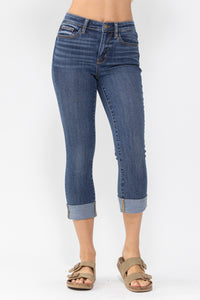 Camille Cuffed Judy Blue Capris
