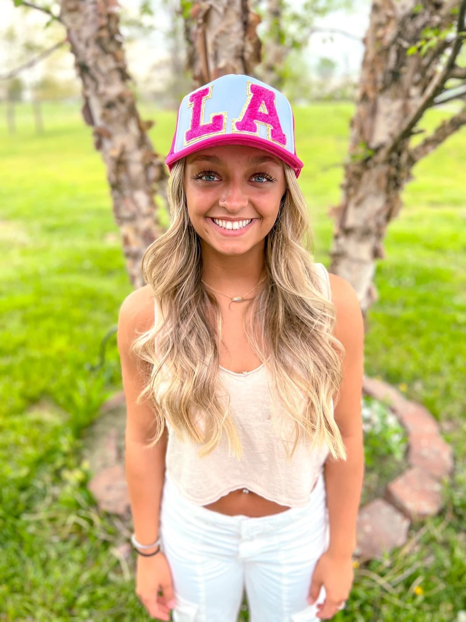 State Chenille Patch Trucker Hat