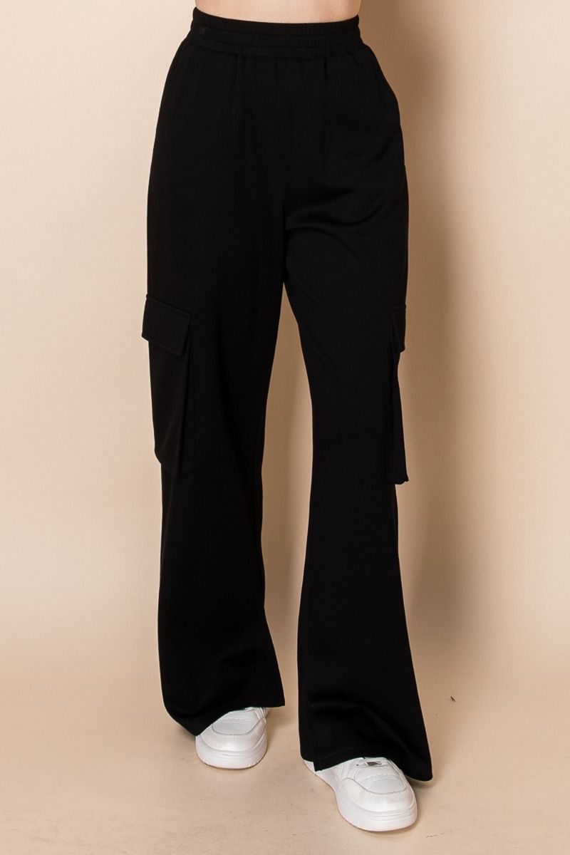 Comfy Cargo Day & Night Pants in Black