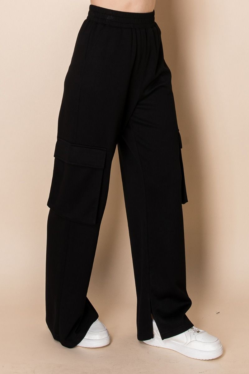 Comfy Cargo Day & Night Pants in Black