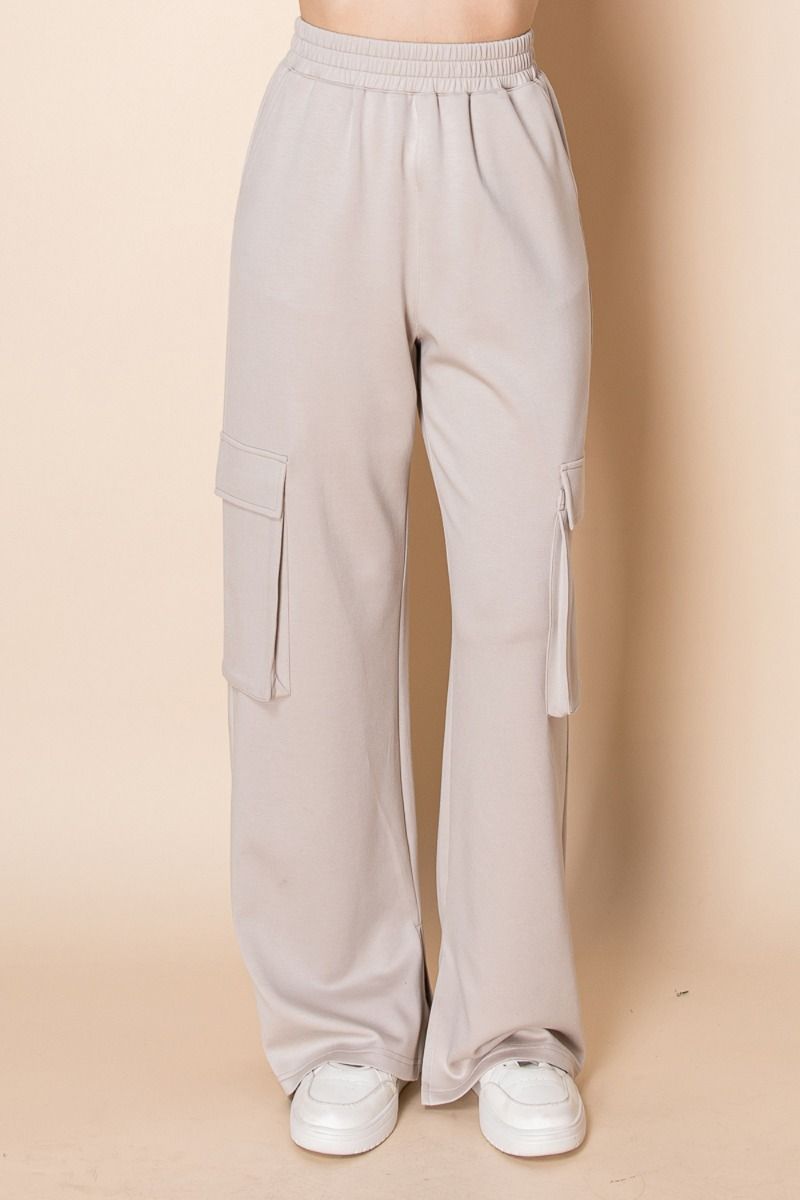 Comfy Cargo Day & Night Pants in Stone