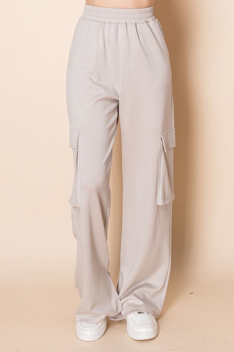 Comfy Cargo Day & Night Pants in Stone