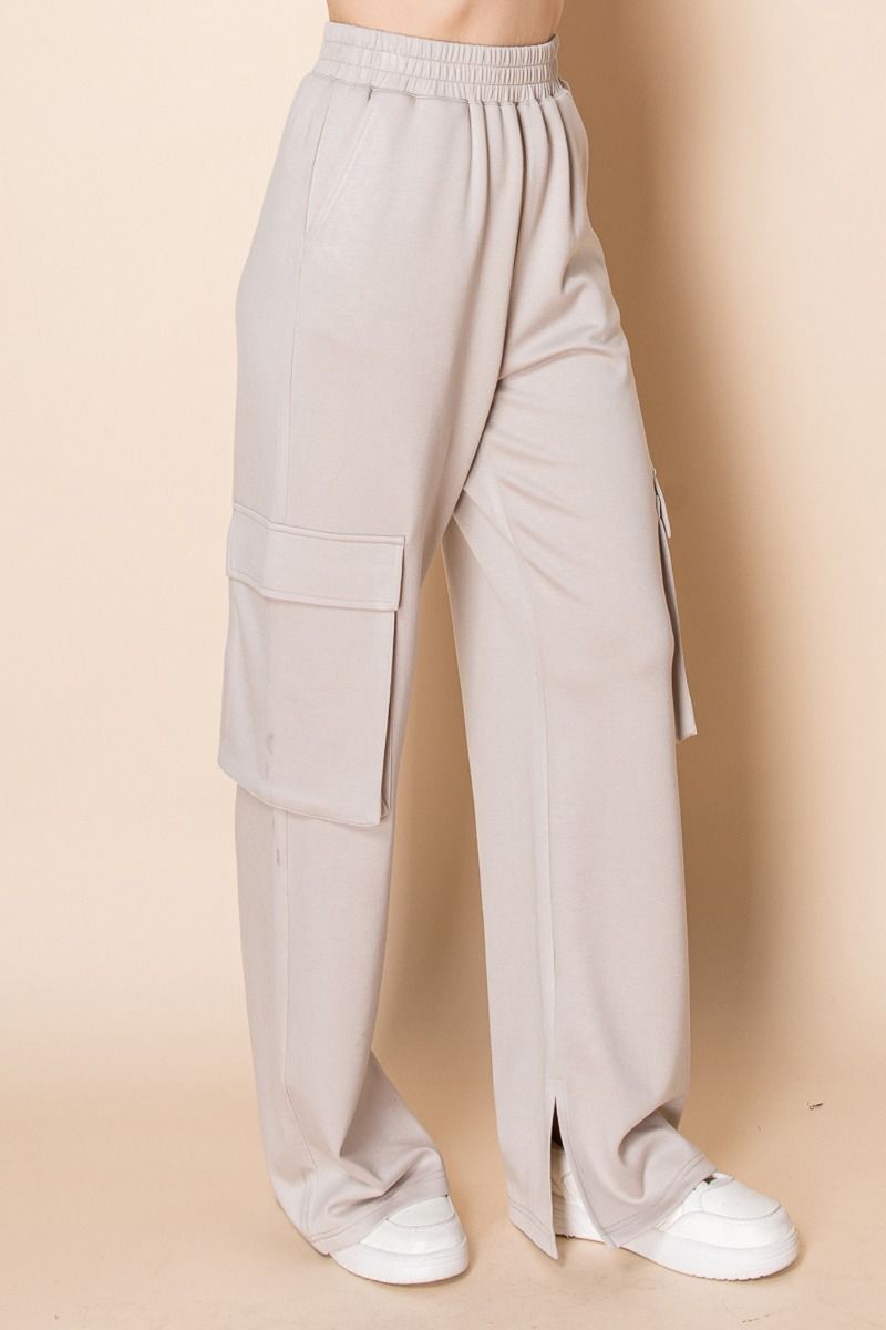 Comfy Cargo Day & Night Pants in Stone