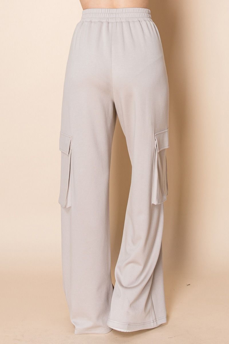 Comfy Cargo Day & Night Pants in Stone