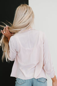 Higher Path Ruched Blazer Jacket
