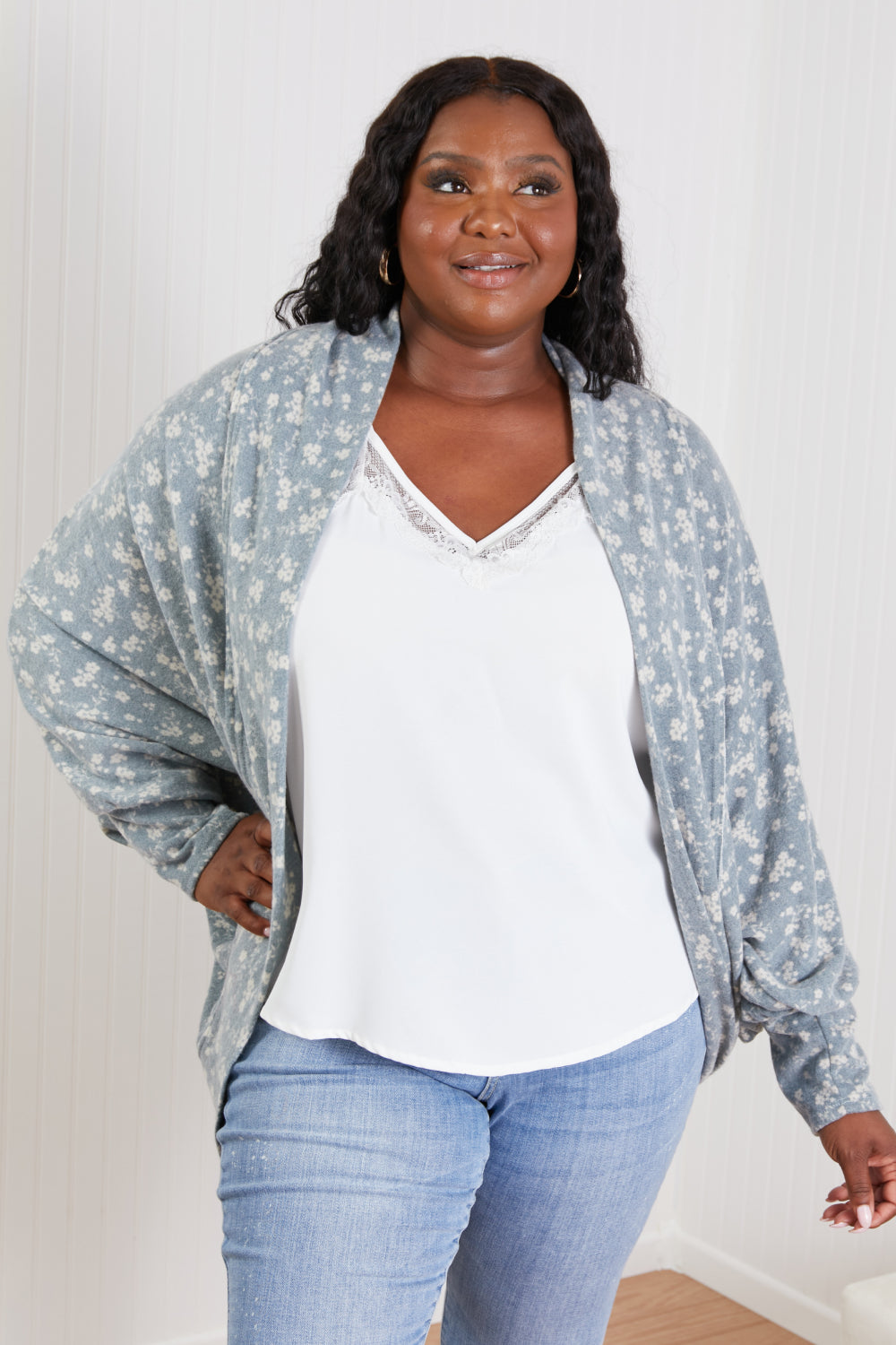 Biggest Flirt Floral Cardigan