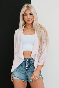 Higher Path Ruched Blazer Jacket