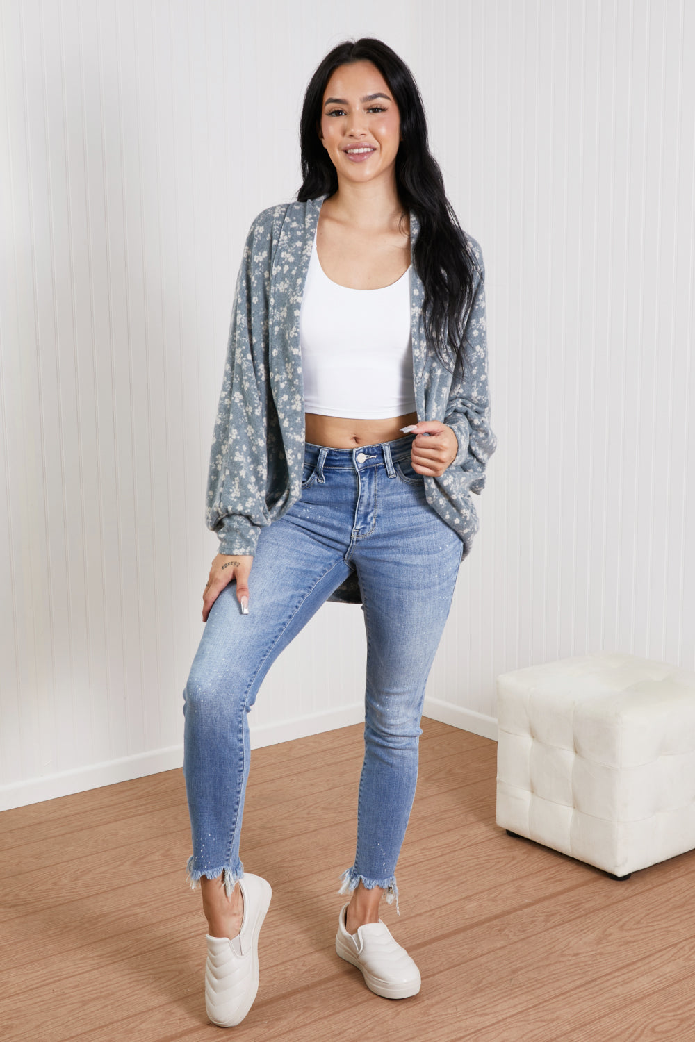 Biggest Flirt Floral Cardigan