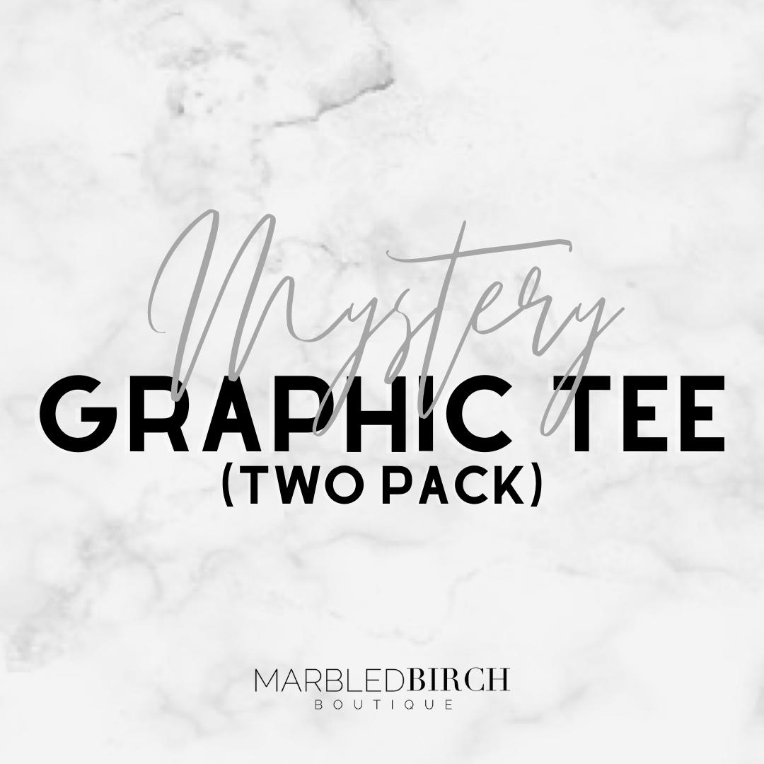 Mystery Graphic Tee - TWO pack