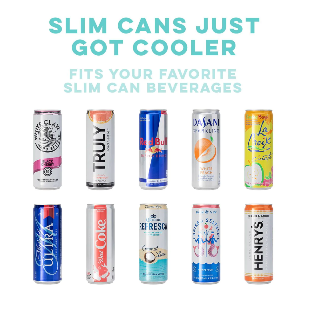 Swig Life™ Shimmer Mermazing Skinny Can Cooler (12oz)