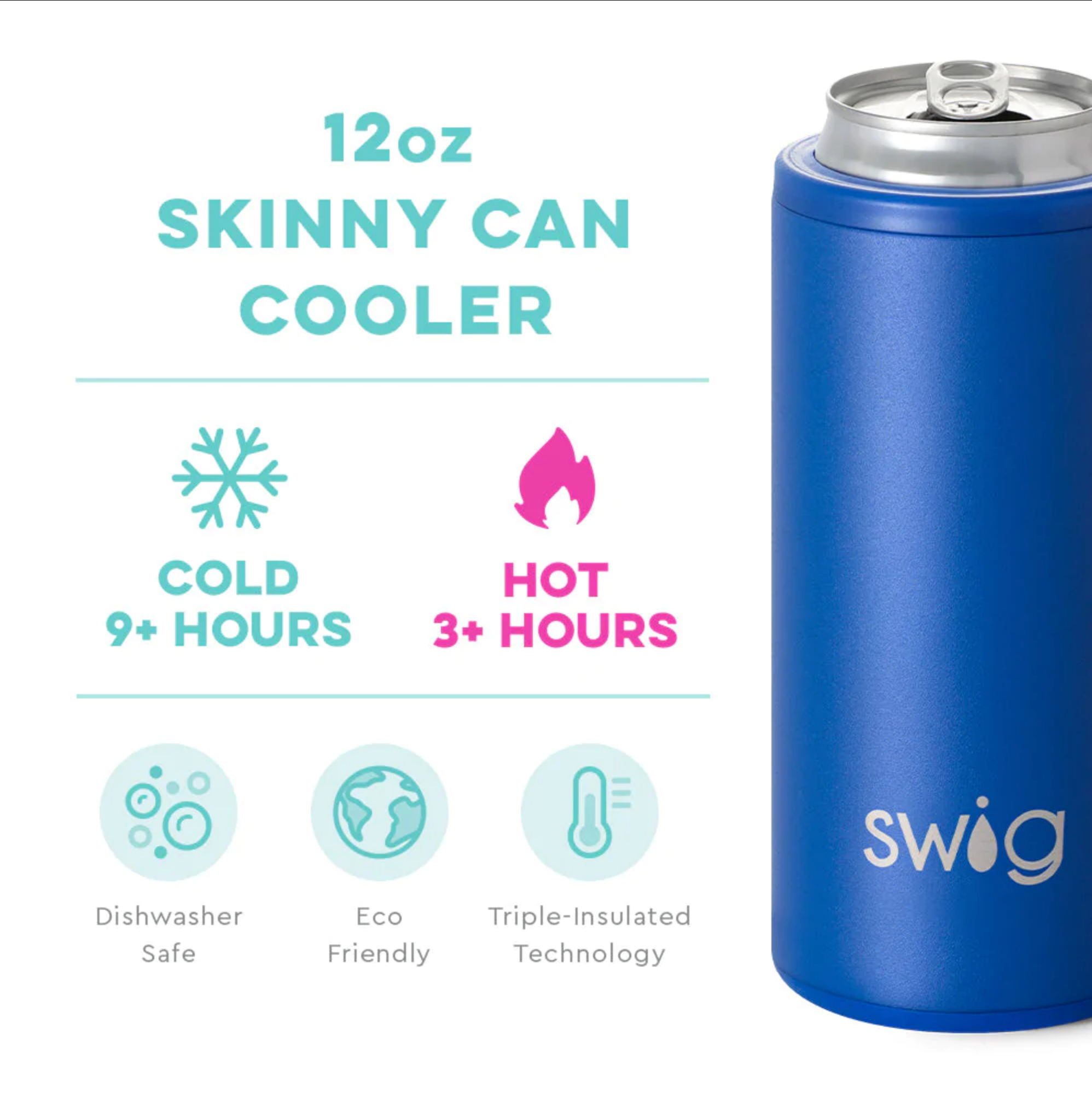 Swig Life™ Royal Skinny Can Cooler (12oz)