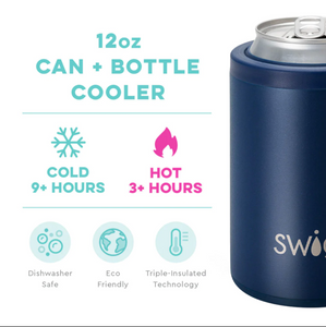 Swig Life™ Navy Combo Can & Bottle Cooler (12oz)
