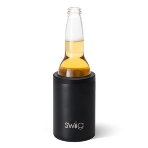 Swig Life™ Black Combo Can & Bottle Cooler (12oz)