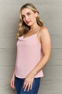 For The Weekend Loose Fit Cami in Blush