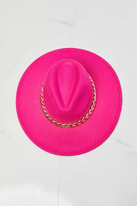 Keep Your Promise Fedora Hat in Pink