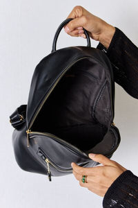 PU Leather Backpack