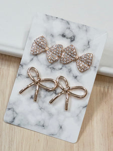 Put a Bow on it Earring Duo
