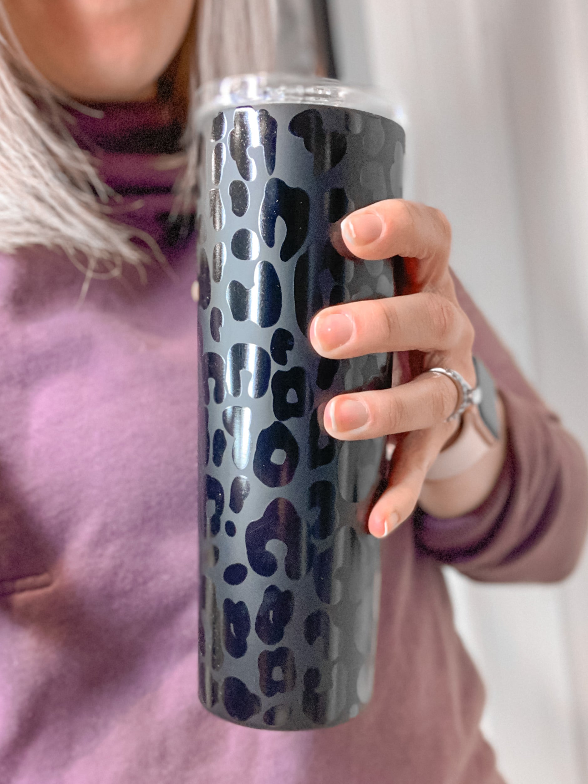 Blackout Leopard Tumbler