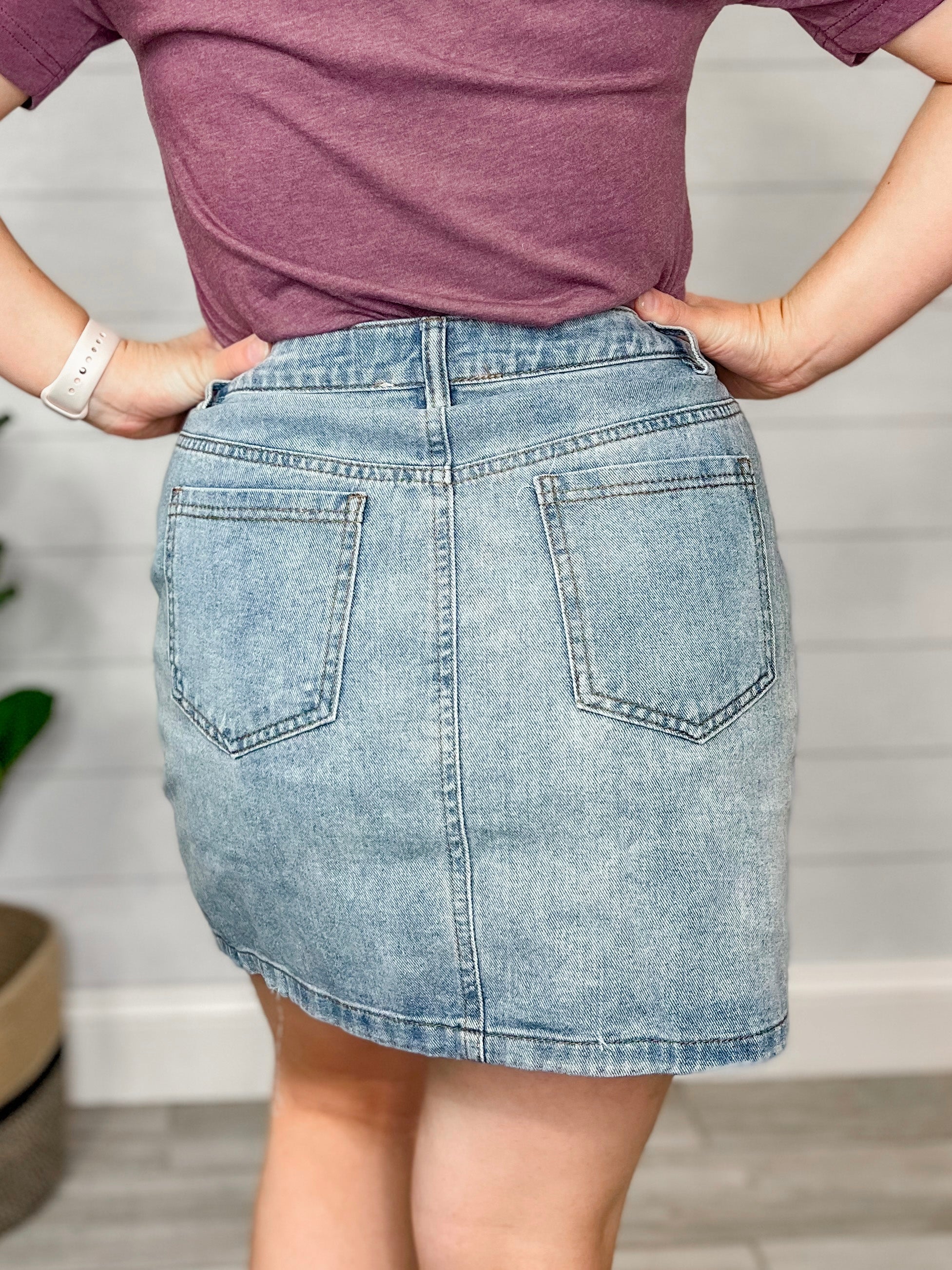 Barbie Girl Denim Mini Skirt