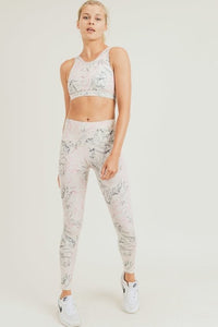 Light Marbled Athletic Leggings