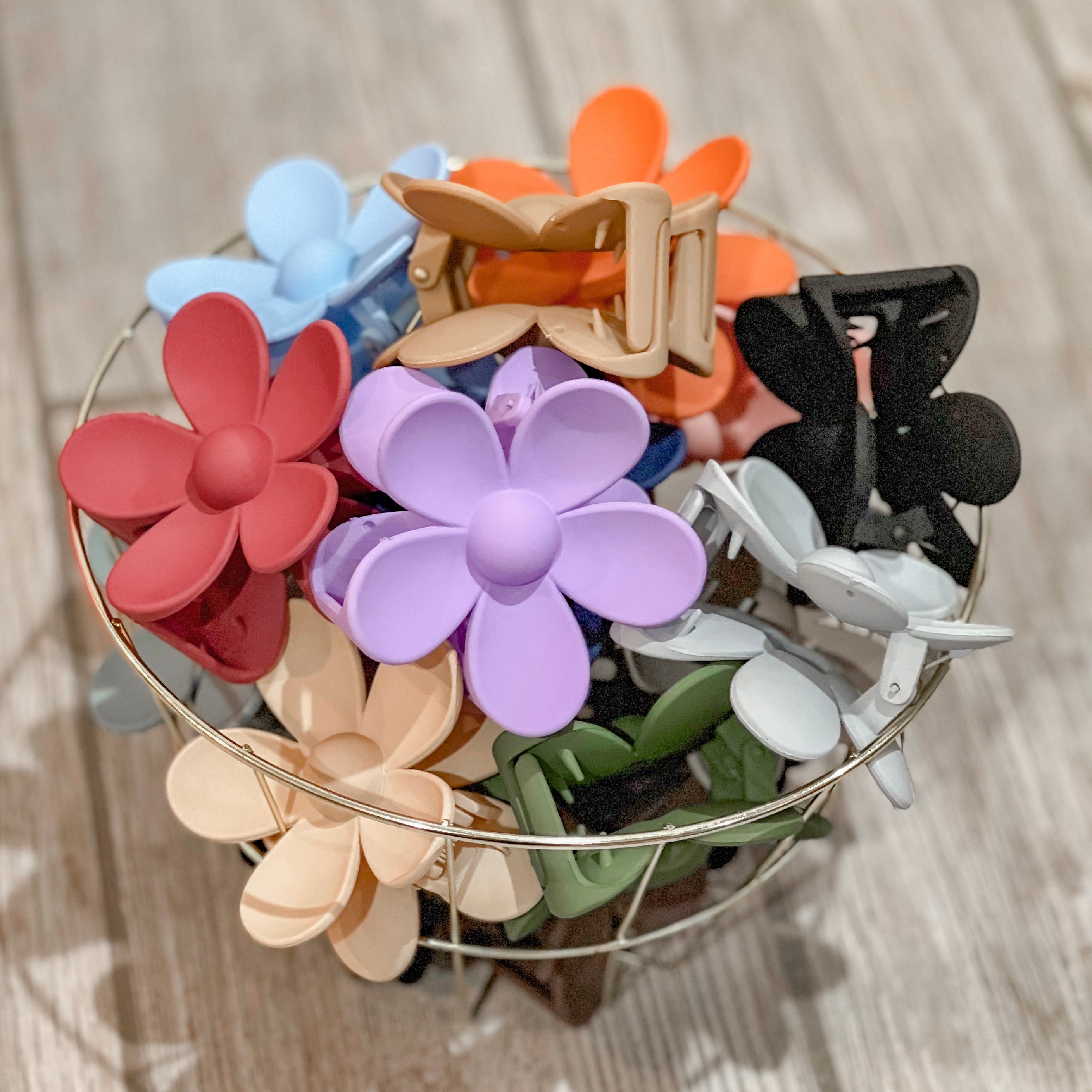 Flower Claw Clip