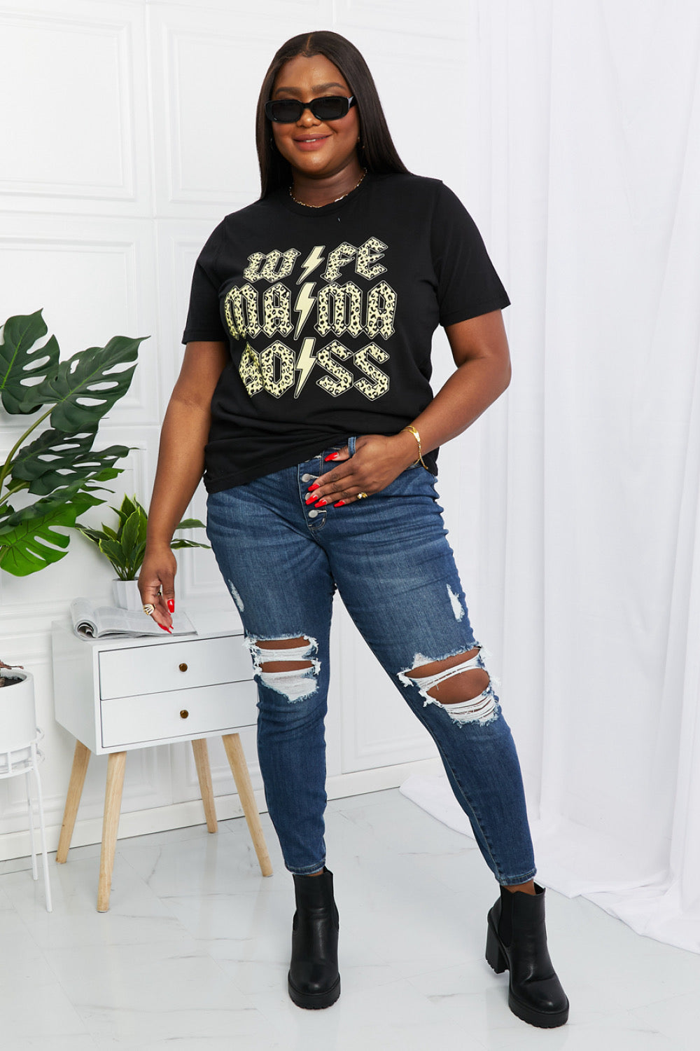 Britney Distressed Button Fly Judy Blue Jeans